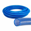 Mangueira sucção pvc azul