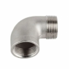 Cotovelo 90º m/f inox
