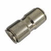 Inst. metal união reta mm