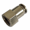 Inst. metal conector reto fêmea pol.